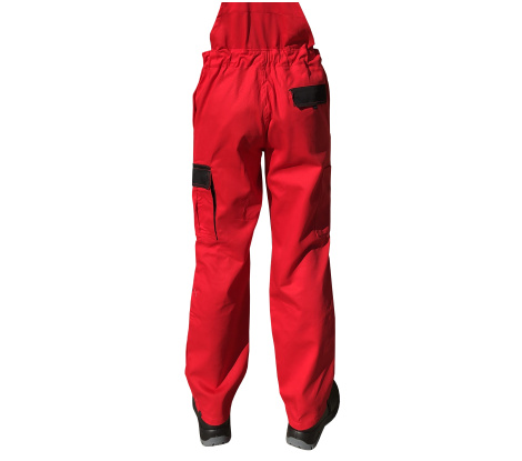 Montérkové nohavice 010741 - farba 07 červená - výška VI - veľ. 56