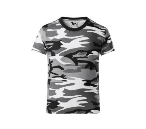 Tričko detské MALFINI® Camouflage 149 camouflage gray veľ. 110 cm/4 roky