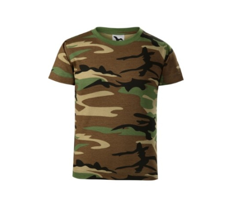 Tričko detské MALFINI® Camouflage 149 camouflage brown veľ. 158 cm/12 rokov