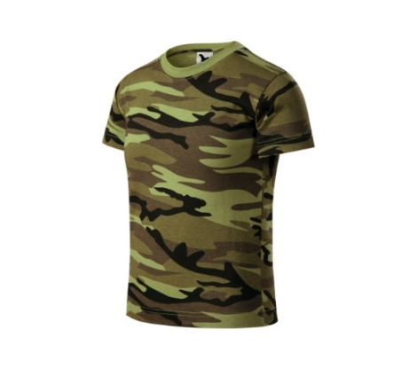 Tričko detské MALFINI® Camouflage 149 camouflage green veľ. 110 cm/4 roky