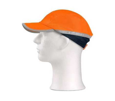 Čepice CXS CRAN s plastovou výztuhou SM923, fluorescenční oranžová