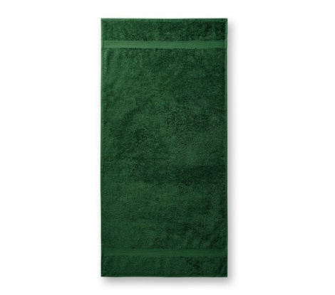 Osuška unisex MALFINI® Terry Bath Towel 905 fľaškovozelená veľ. 70 x 140 cm