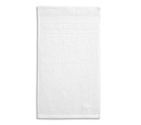 Malý uterák unisex MALFINI® Organic (GOTS) 916 biela veľ. 30 x 50 cm