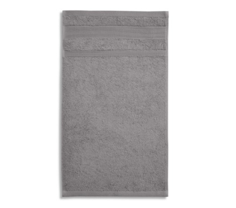 Malý uterák unisex MALFINI® Organic (GOTS) 916 starostrieborná veľ. 30 x 50 cm