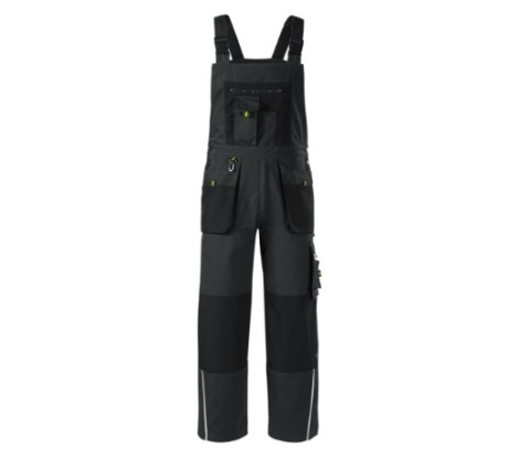 Pracovné nohavice s trakmi pánske RIMECK® Ranger W04 ebony gray veľ. 60/62