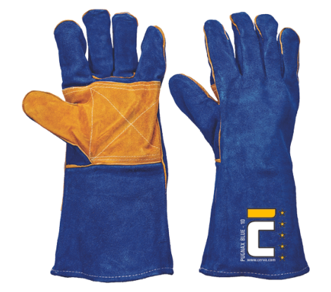 PUGNAX BLUE rukavice celokožené
