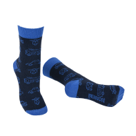 BENNONKY Car Socks blue