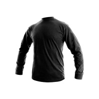 Tričko CXS PETR, dlouhý rukáv, černé, vel. 2XL