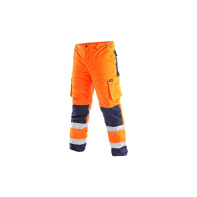 Kalhoty CXS CARDIFF, výstražné, zateplené, pánské, oranžové, vel. 2XL