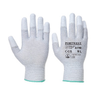 A198 - Antistatické rukavice PU Fingertip