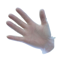 Pudrované vinylové rukavice na jedno použitie (100ks)